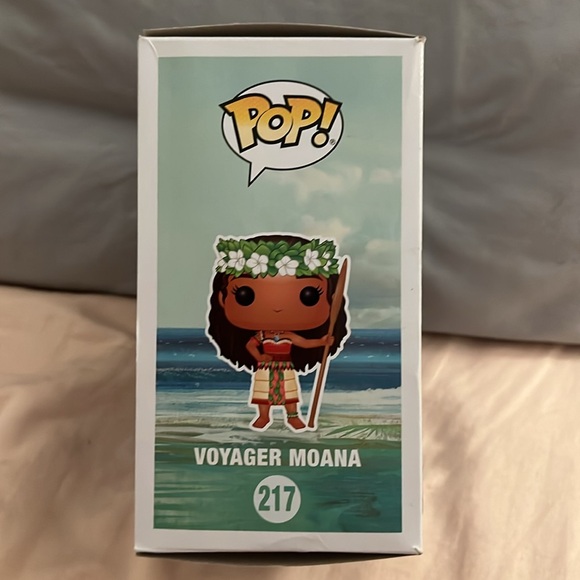 NIB Vaulted Rare Funko Pop Disney Voyager Moana 217 - Picture 4 of 7